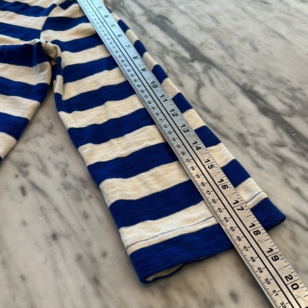 J CREW Preppy Blue & White Striped Cotton Mini Dress, Size S - Picture 11 of 12